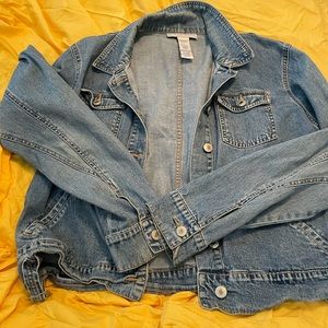 Sag harbor denim stretchy jean jacket